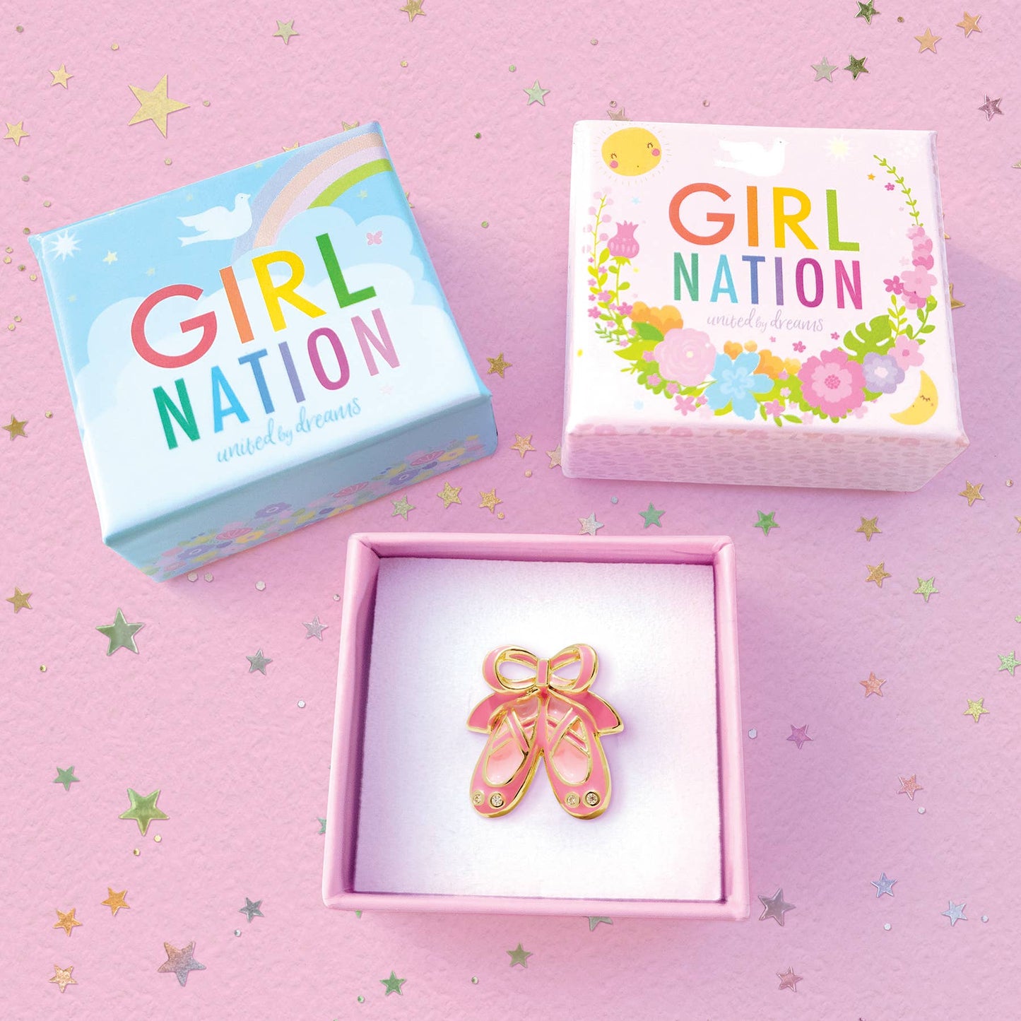 Twinkle Toes Adjustable Ring with Gift Box