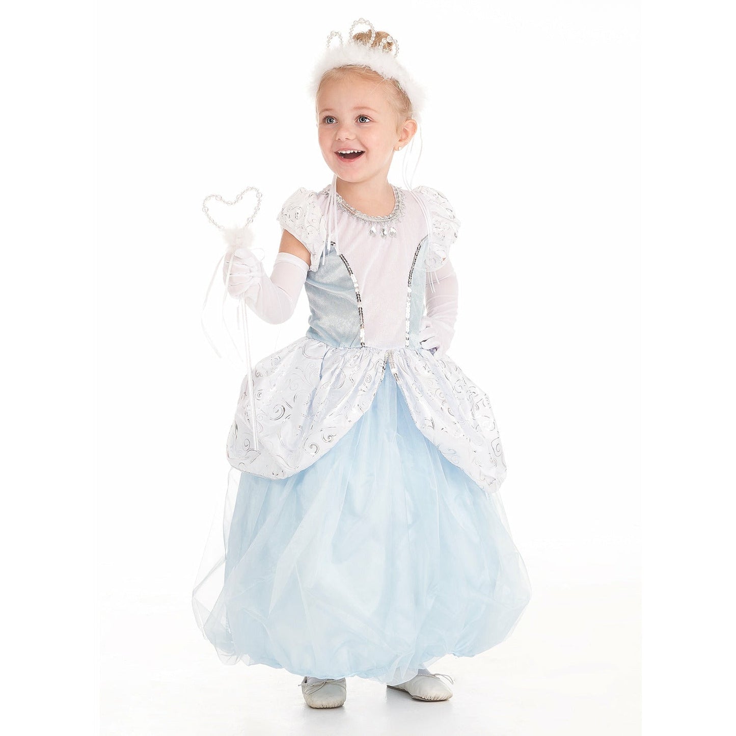 Princess - White Wand & Tiara Set Headband Clair's Corner