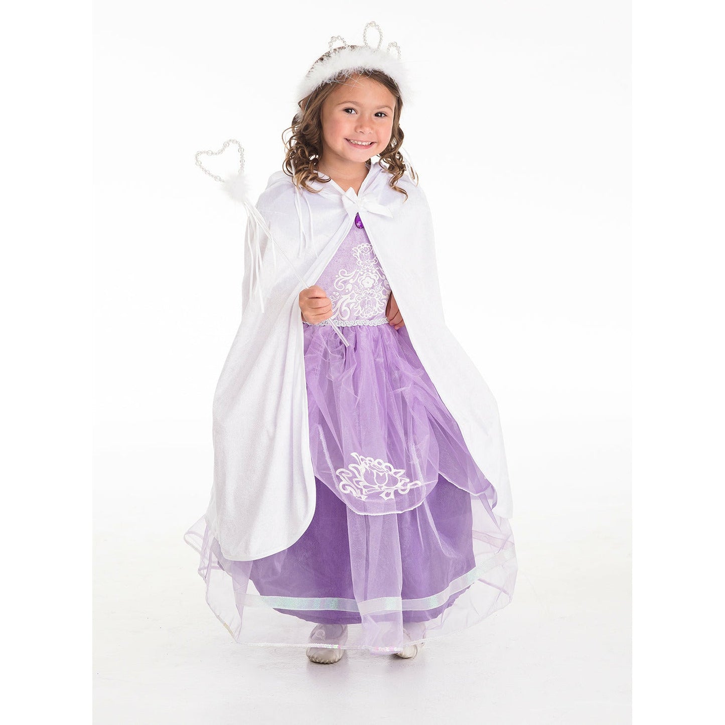 Princess - White Wand & Tiara Set Headband Clair's Corner