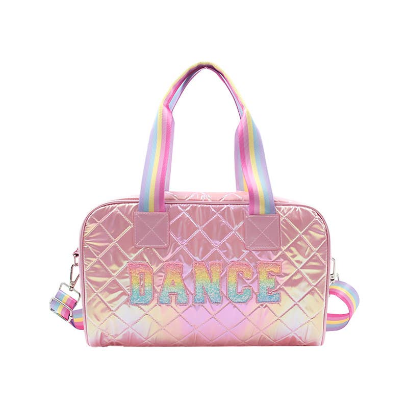 New Varsity Tote Medium Duffel Bag Dance Chenille Patch