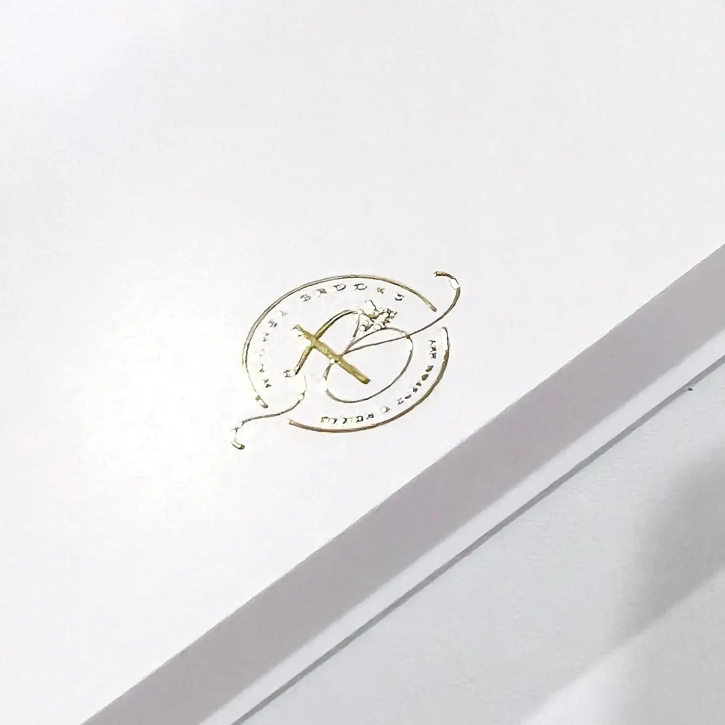 Gold Foil Nutcracker Ballet Folded Notes