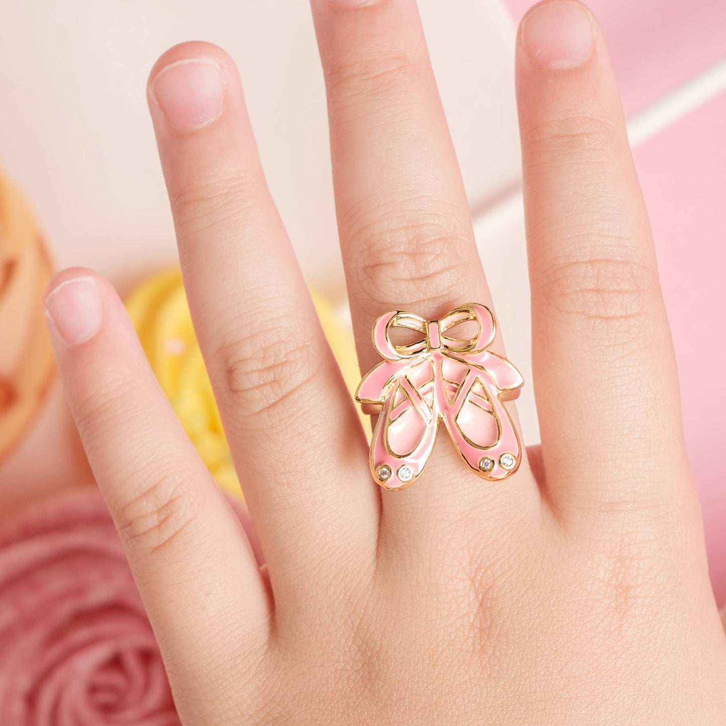 Twinkle Toes Adjustable Ring with Gift Box