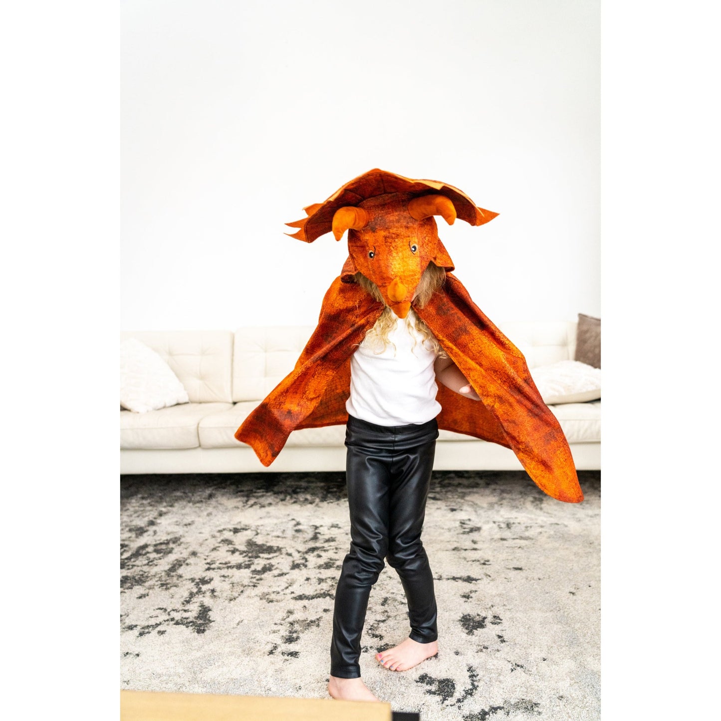 Princess - TRICERATOPS Hooded Animal Cloak