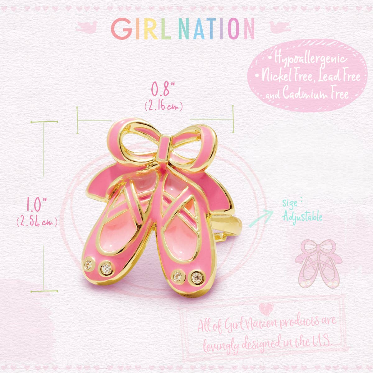 Ring on the Fun Ballerina Rings