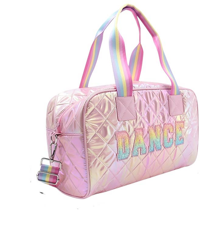 New Varsity Tote Medium Duffel Bag Dance Chenille Patch