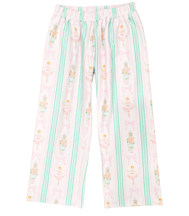Wide Leg Lounge Set - Nutcracker Holiday Lounge