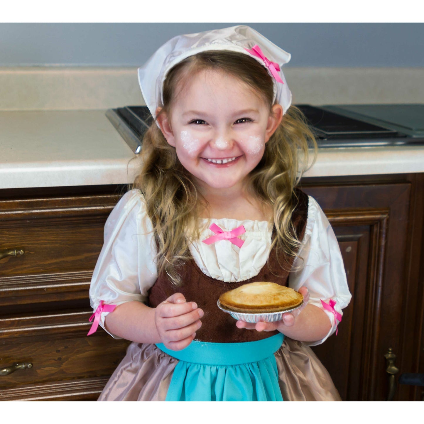 PRINCESS - Cinderella Day Dress w/Scarf Clair's Corner