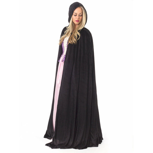 Princess - Adult Black Cloak Clair's Corner
