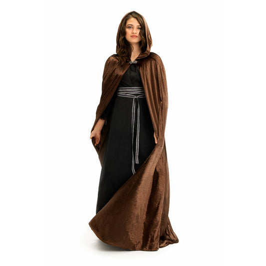 Princess - Adult Brown Cloak Clair's Corner