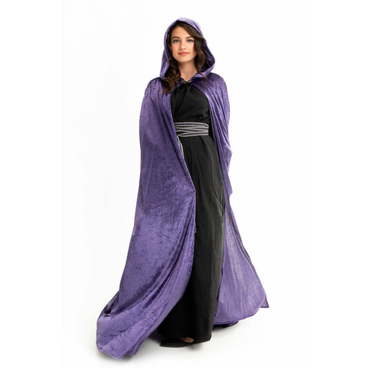Princess - Adult Dark Purple Cloak Clair's Corner