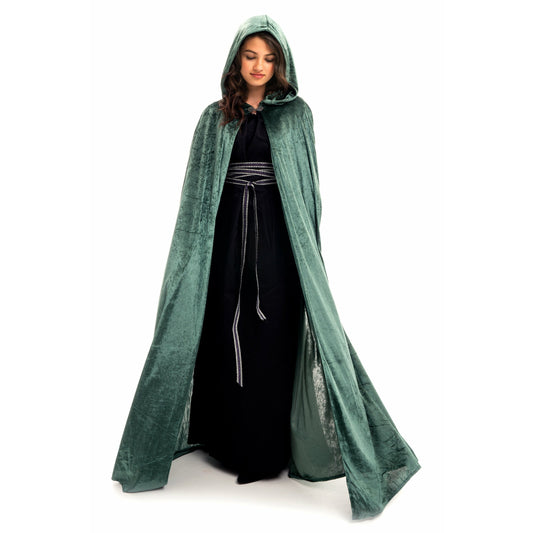 Princess - Adult Woodland Green Cloak Clair's Corner
