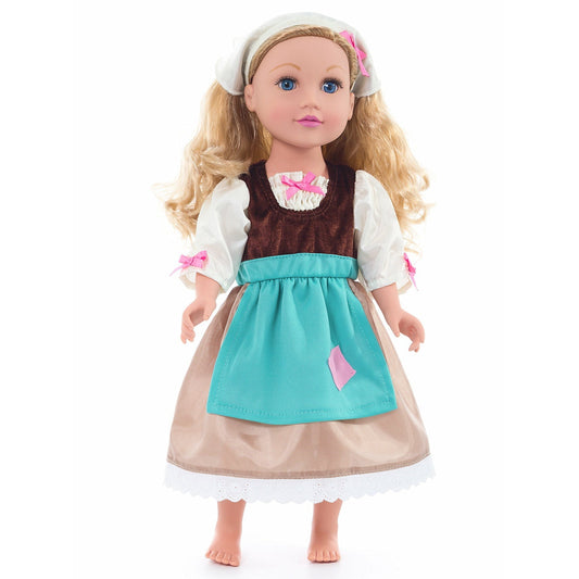 Princess - Doll Dress - Cinderella Day Dress Clair's Corner