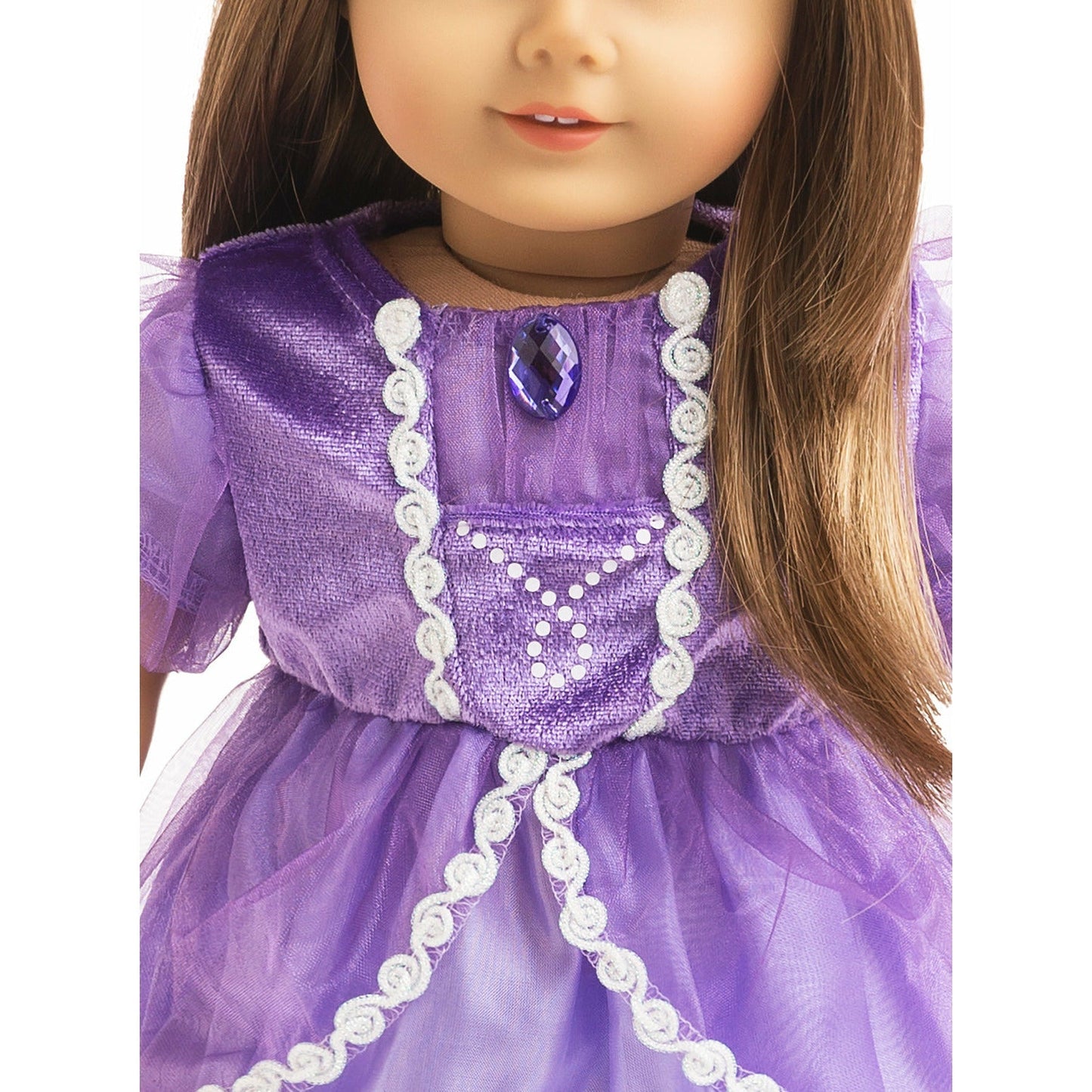 Princess - Doll Dress - Purple Amulet Princess Clair's Corner