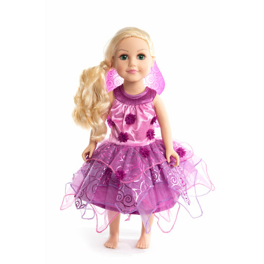 Princess - Doll Dress - Purple Blossom Fairy w/Wings Clair's Corner