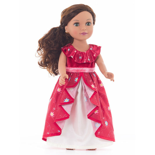 Princess - Doll Dress - Ruby Princess Clair's Corner