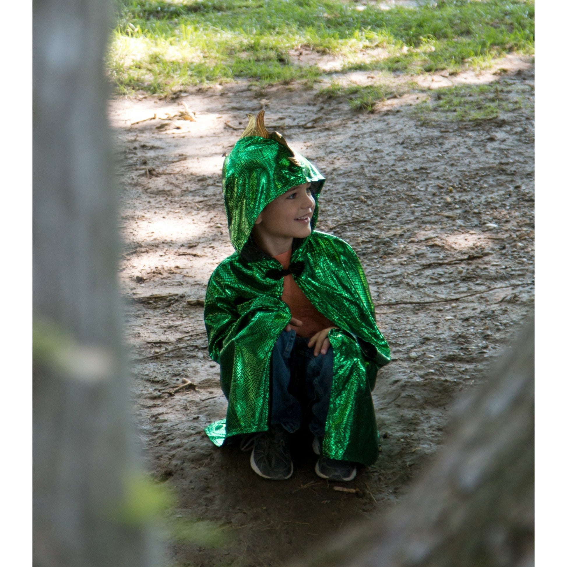 Princess - Green Dragon Cloak - Adventure Clair's Corner