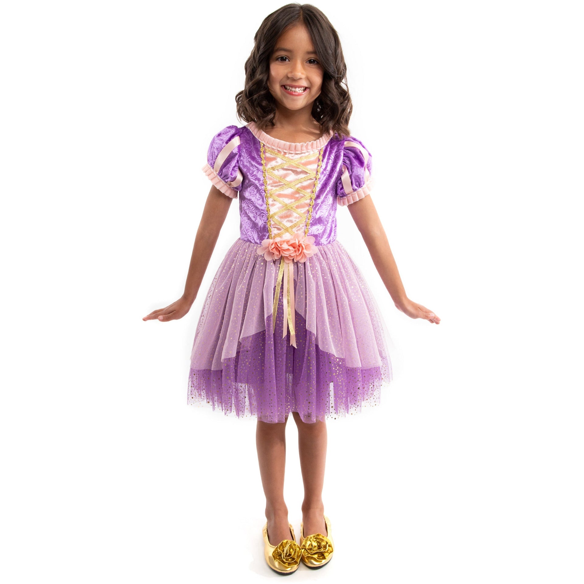 white christmas dresses Portrait Collection Rapunzel Gown – Only Little Once main image 1