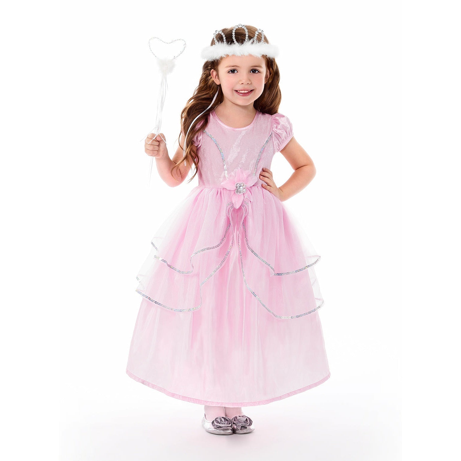 Princess - White Wand & Tiara Set Headband Clair's Corner