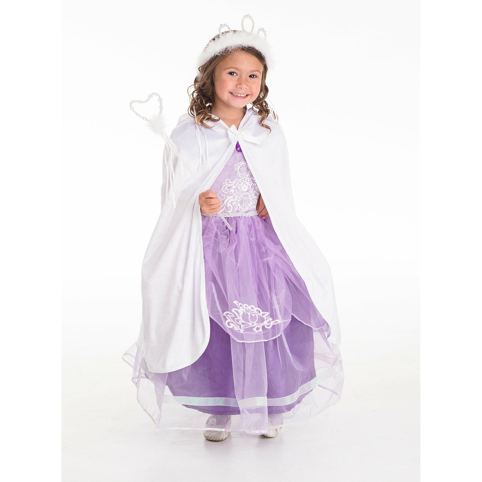 Princess - White Wand & Tiara Set Headband Clair's Corner