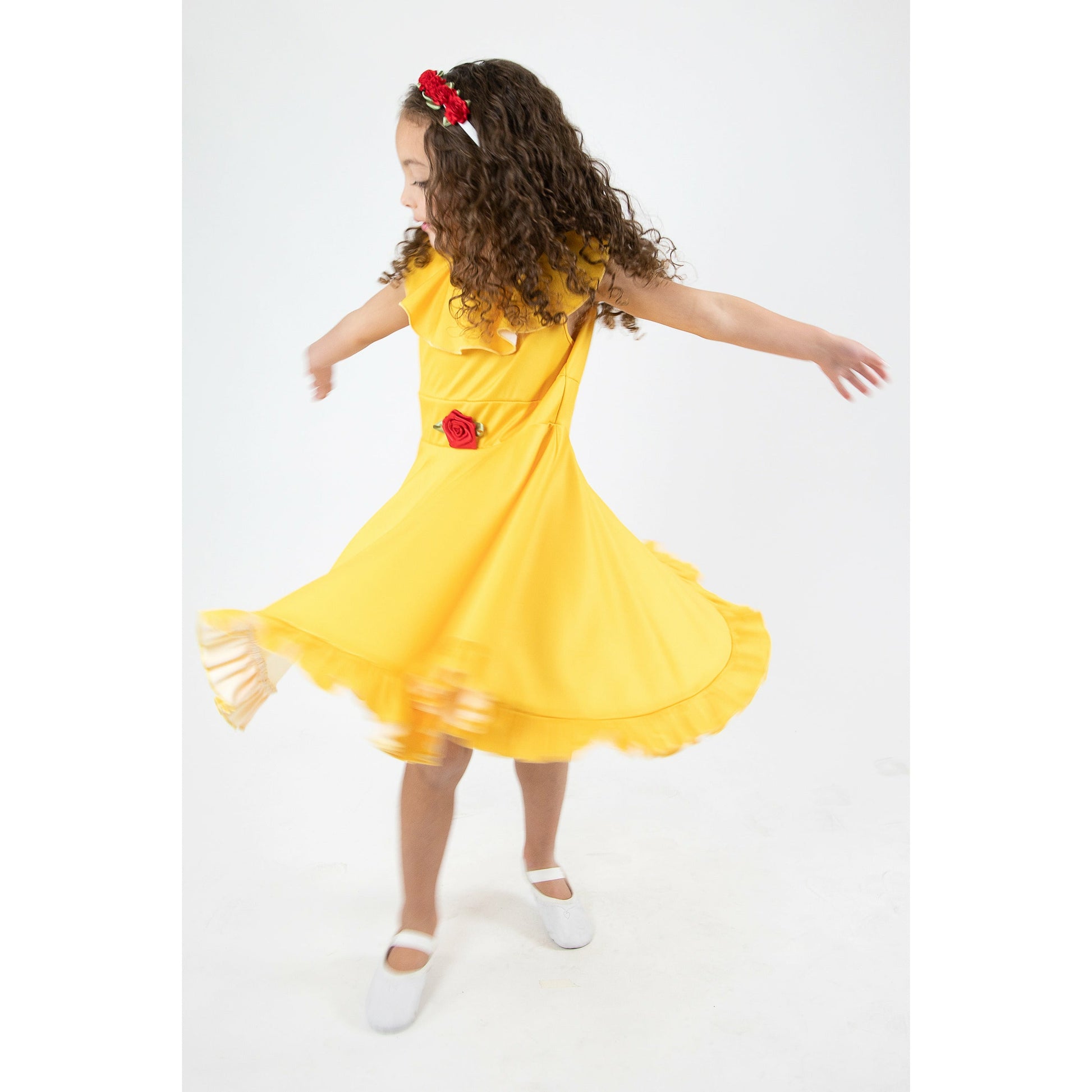 Princess - Yellow Beauty Twirl Dress Clair's Corner