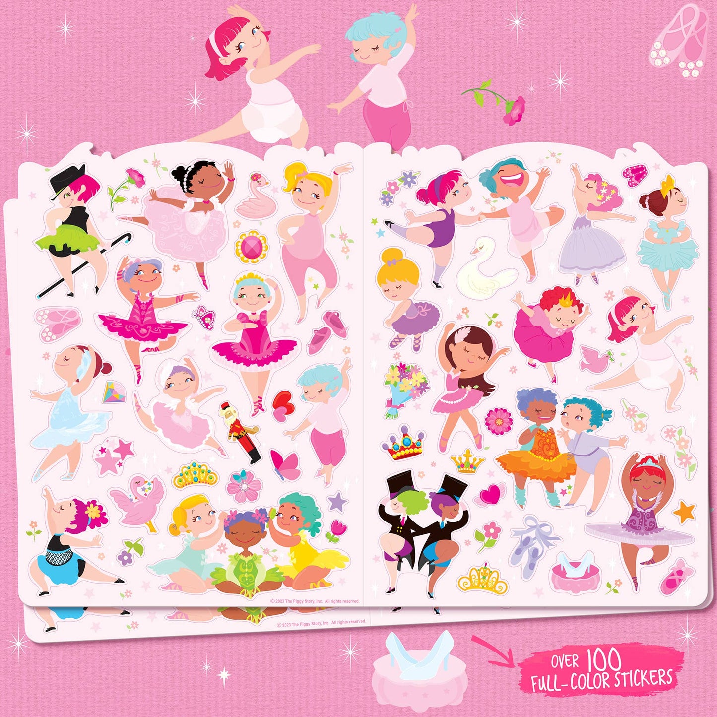Ballet 3 Piece Gift Pack | Activity Book, Crayons, Stickers