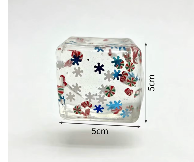 Sugarplum Sparkle Christmas & Holiday Cube Squishy Collection
