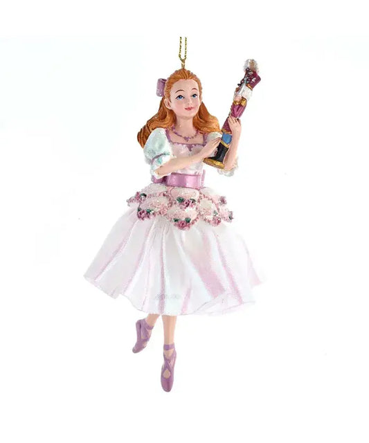 6"NUTCRACKER SUITE CLARA W/NUTCRACKER ORNAMENT