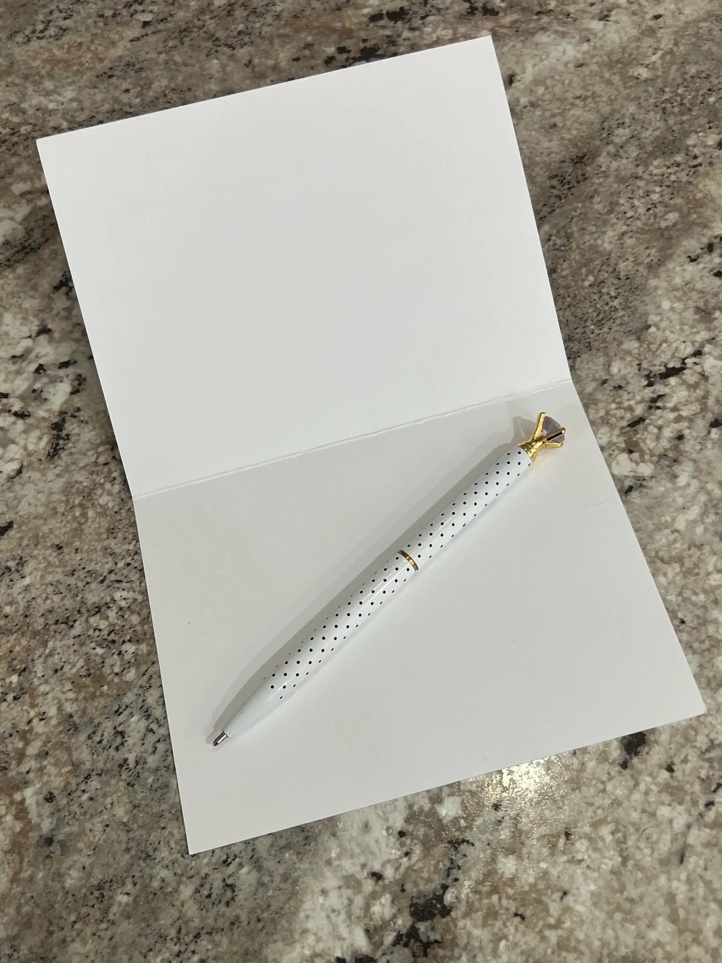 Gold Foil Nutcracker Ballet Folded Notes